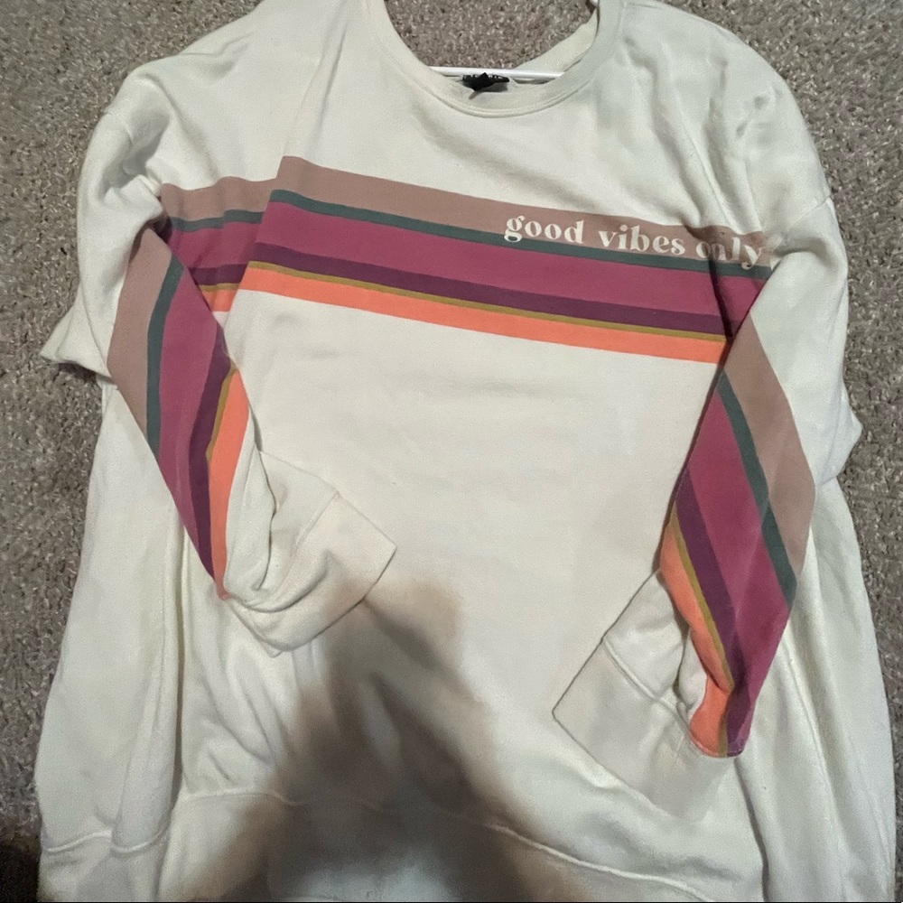 Torrid good vibes only 4xl crewneck sweater